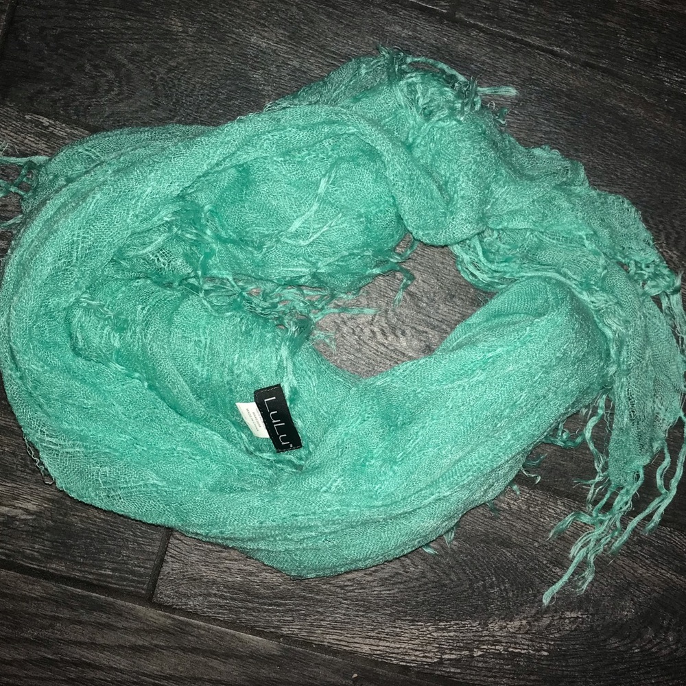 Turquoise scarf